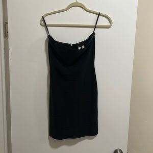 Strapless BCBG black mini dress M